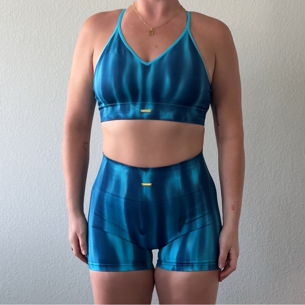Blue Women's Workout Set